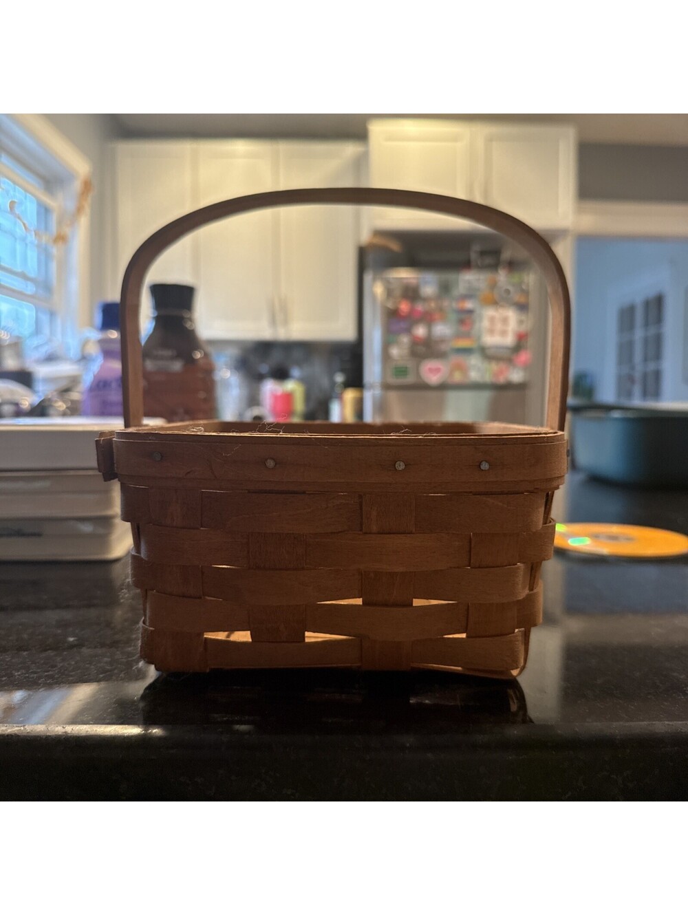 Vintage 1988 Longaberger Small Hand Woven Basket